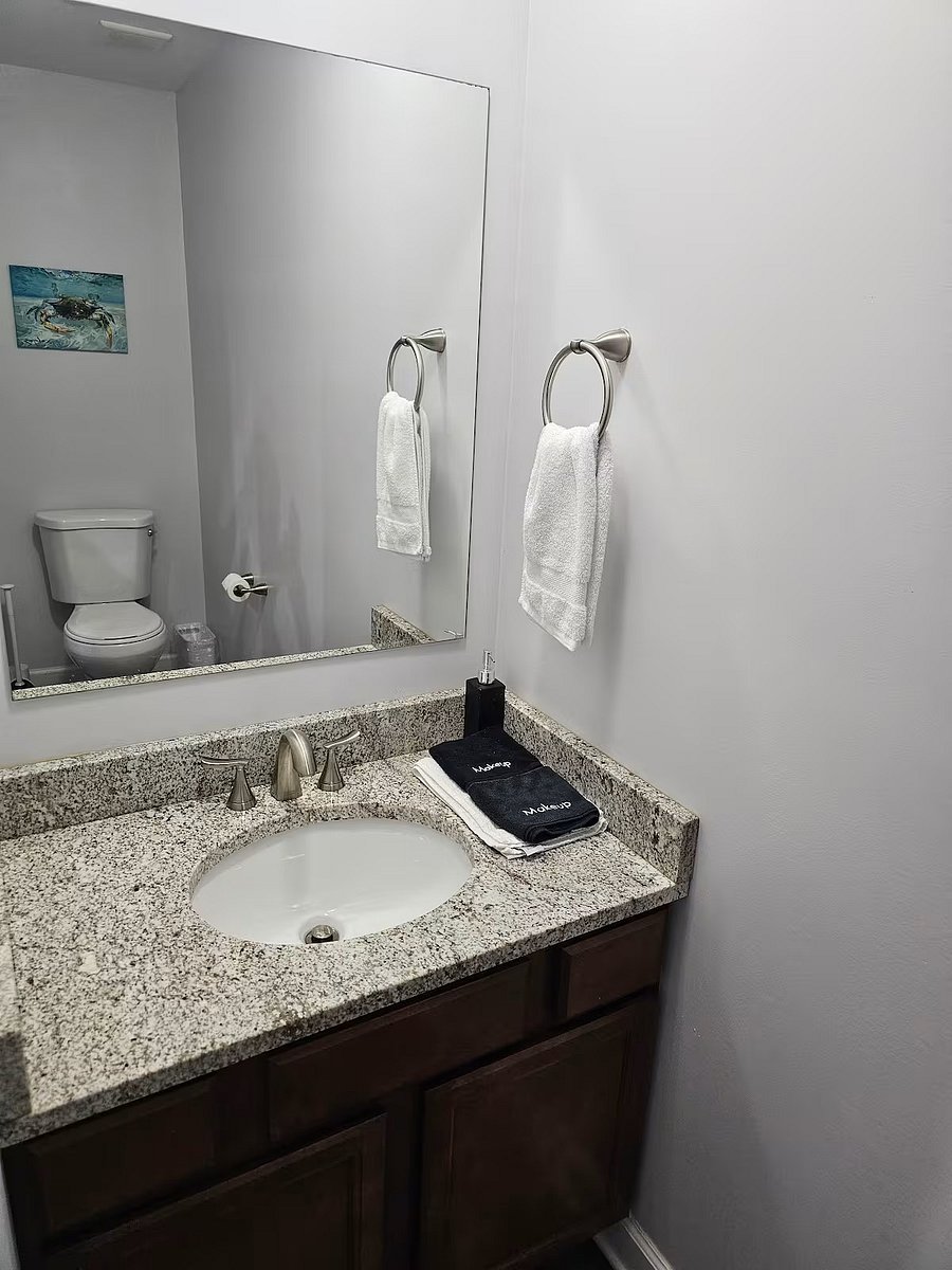 Half bathroom downstairs