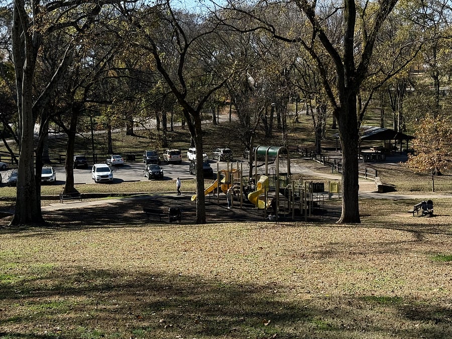 15 walk to Sevier Park recreational area