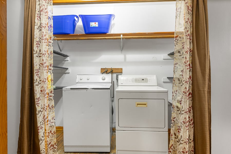 Washer and dryer