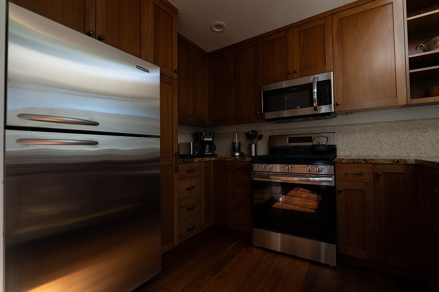 Full kitchen with brand new stainless steel  appliances 