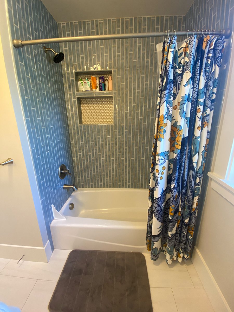 2nd upstairs bath, shared by bedrooms 2 & 3