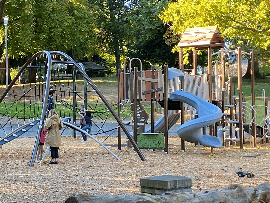 Playground across the street