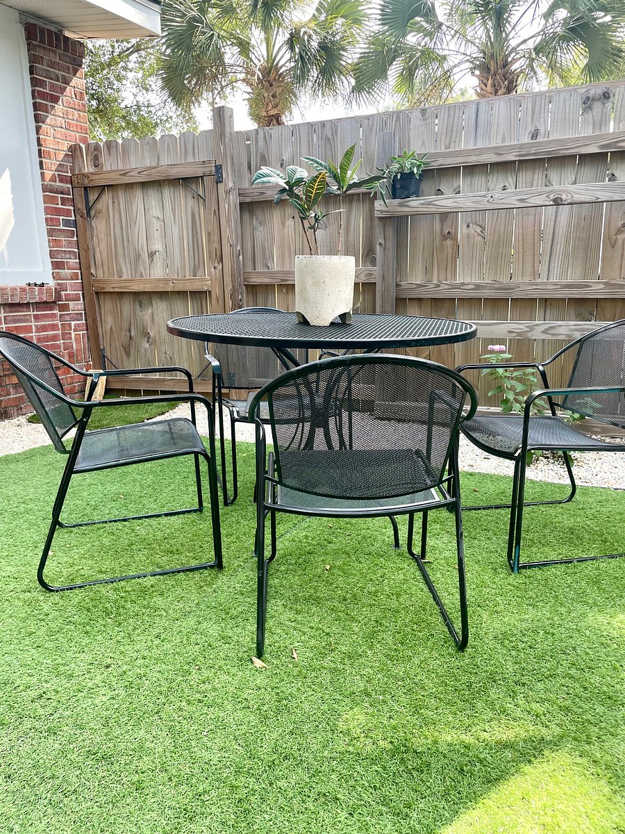 Private courtyard.
