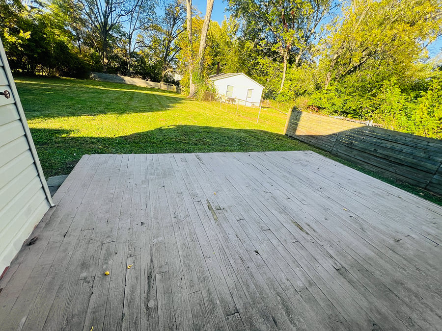 Backyard with Deck
