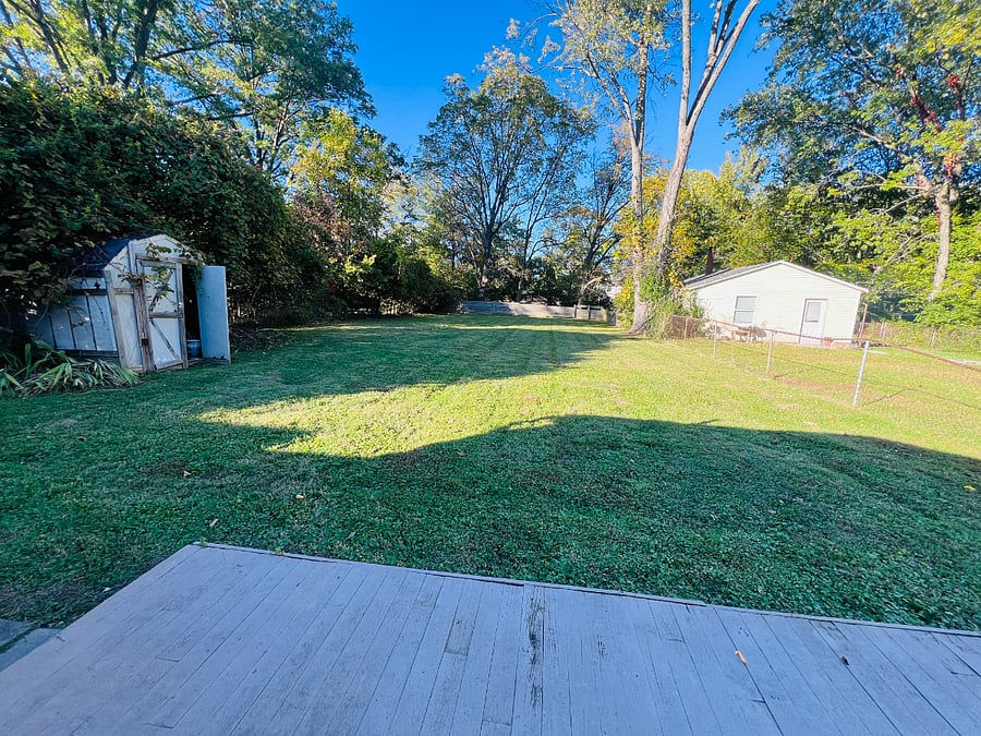 Fenced Backyard
