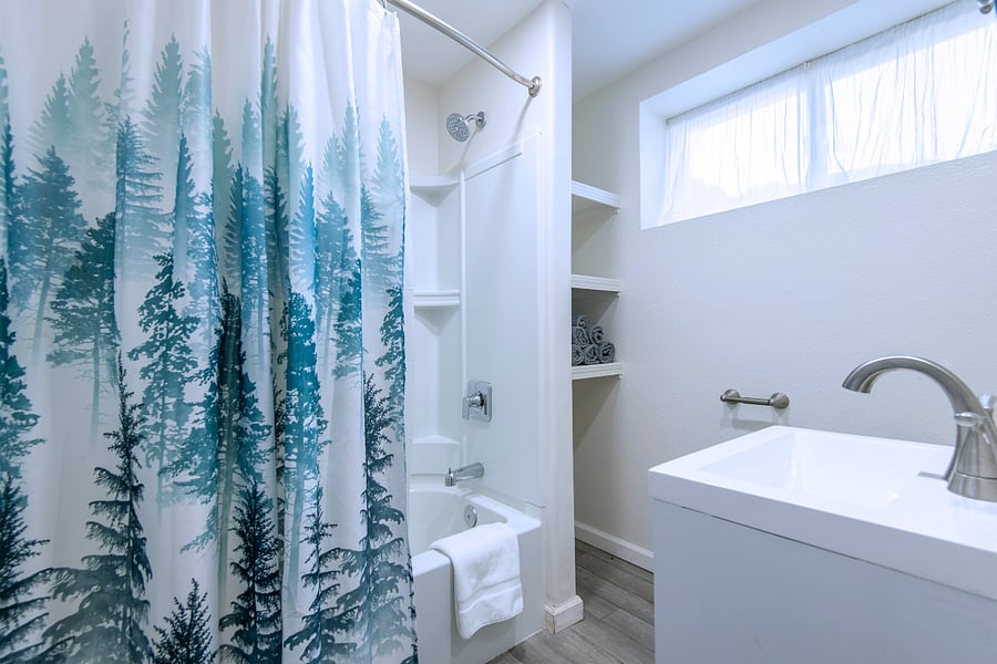 Full Bathroom with bathtub.