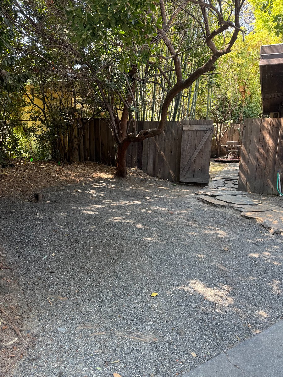 Parking spot and private entrance