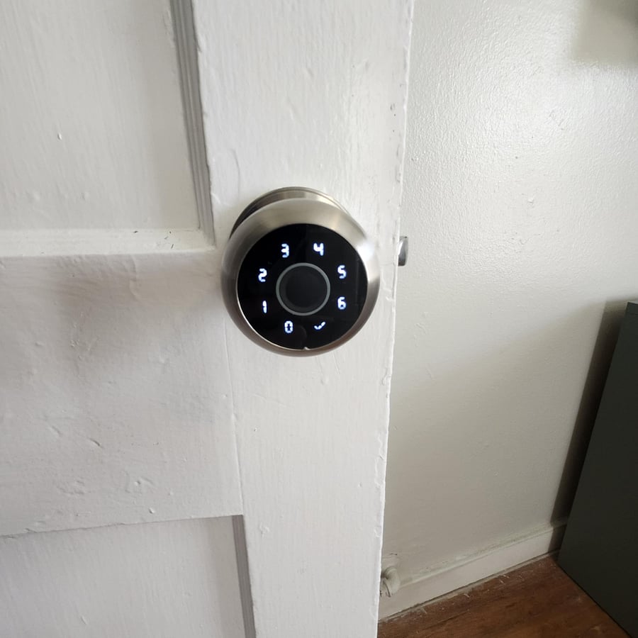 Private Code Door lock on your bedroom door for added security.