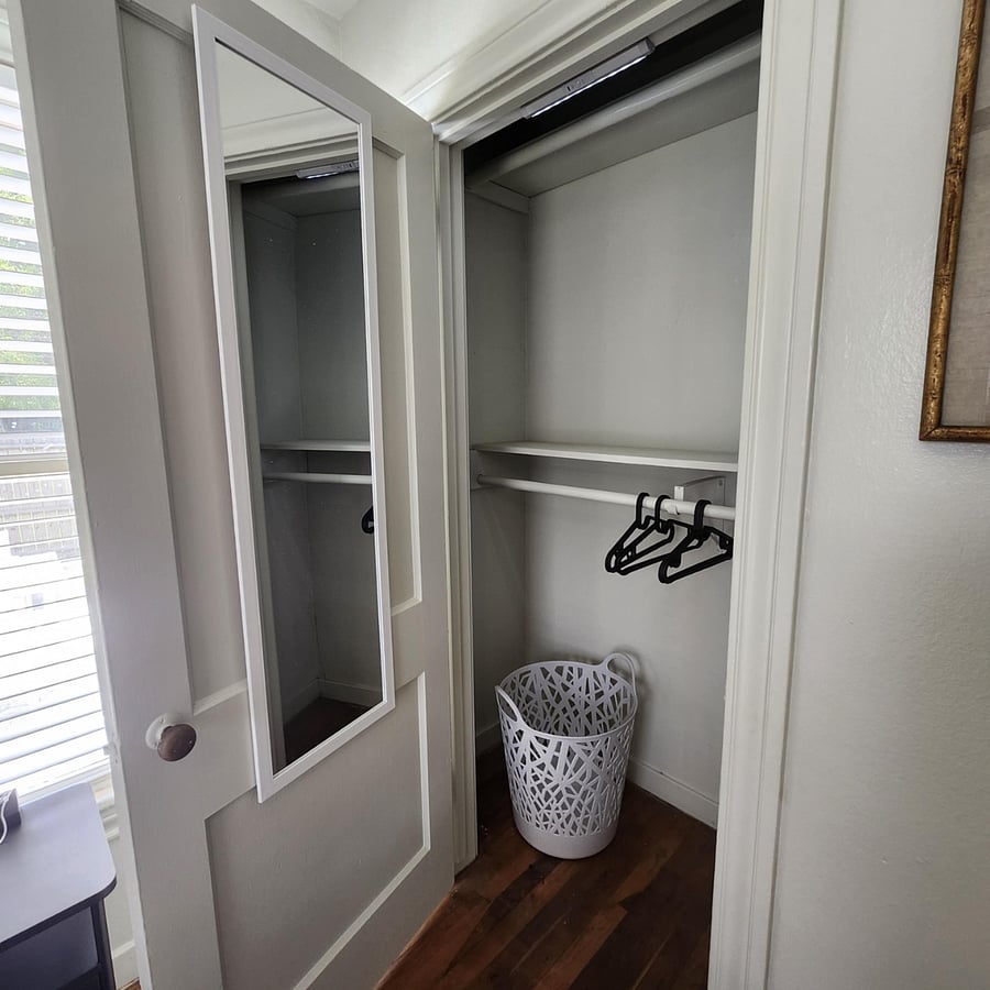 Each bedroom has a walk-in closet w/mirror.