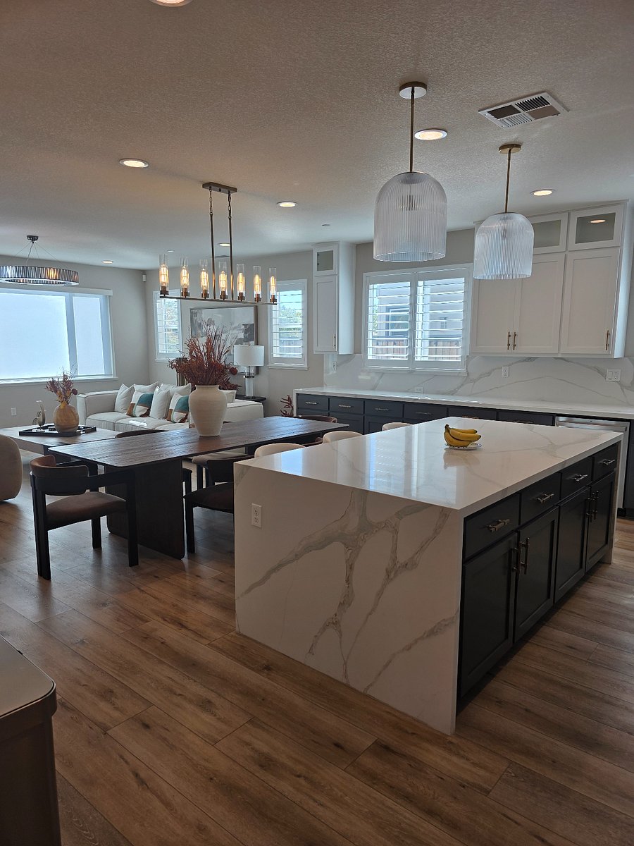 Family room area with an open-concept layout on the lower level.