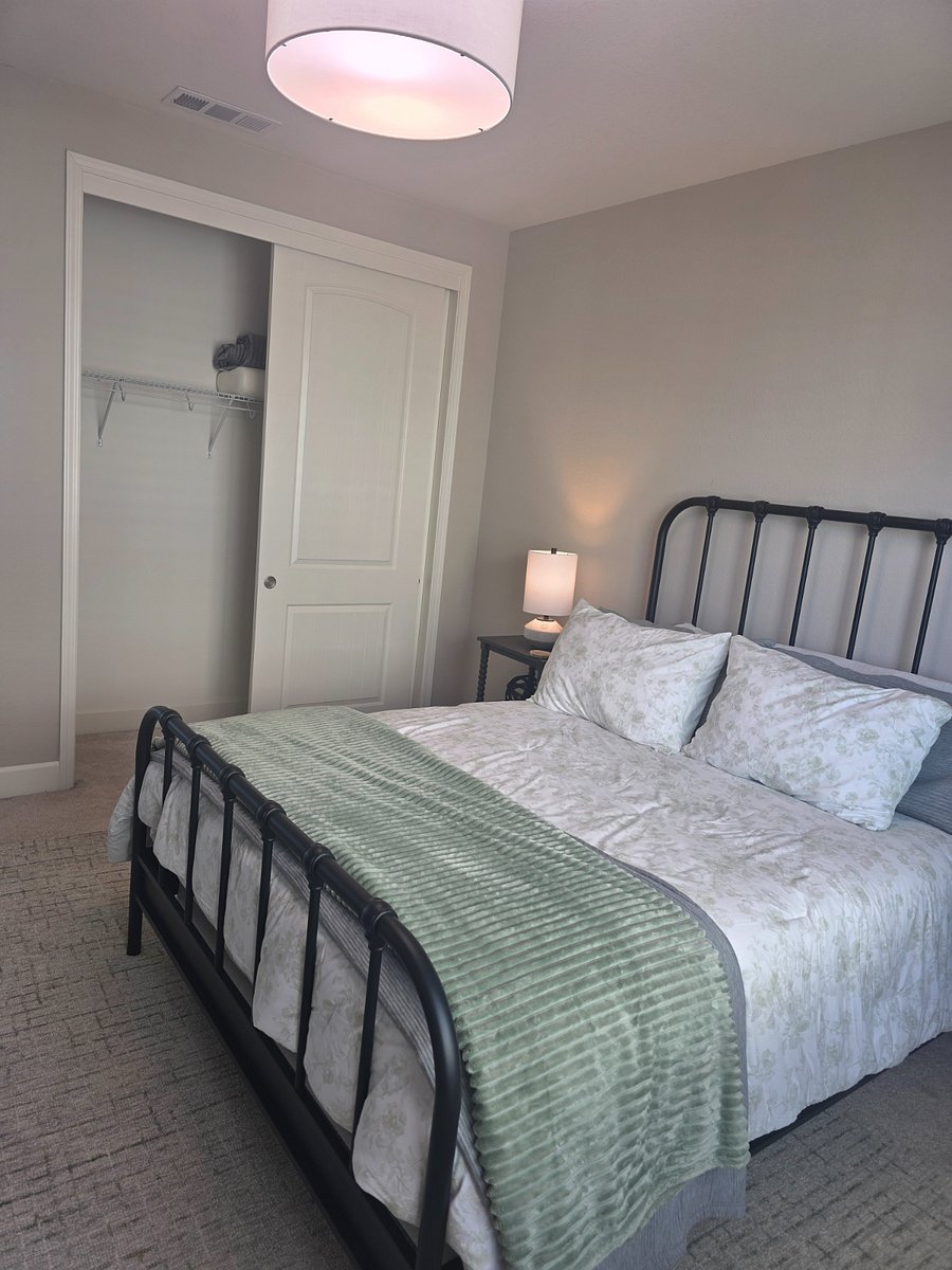 an additional bedroom next to the large bathroom