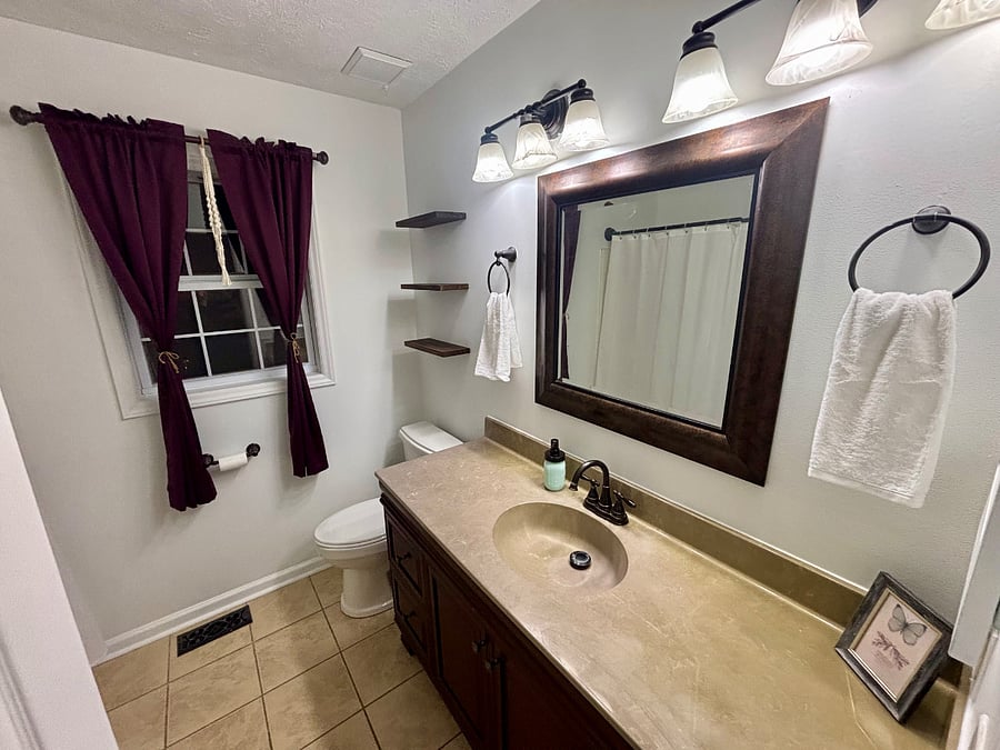 Bathroom 1 - Private full bathroom off of master bedroom