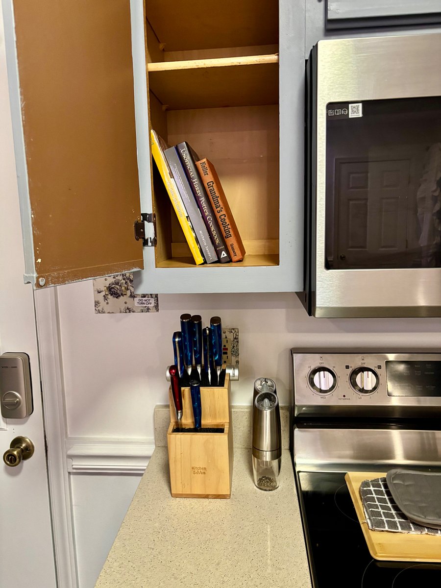 Fully stocked kitchen with Mircrowave, Dishwasher, Oven/Stove, Mr Coffee, Kuerig, Toaster, Blender, Counter Mixer, Ninja Pressure Cooker/Air Fryer/Dehydrator, Crock Pott, Dishes, Cups, Wine glasses, Coffee Cups, Utensils, Silverware, Pots/Pans, etc.