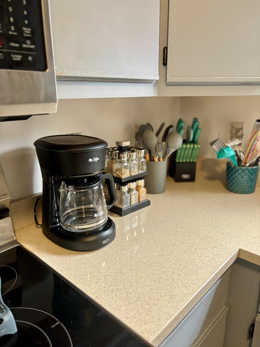 Fully stocked kitchen with Mircrowave, Dishwasher, Oven/Stove, Mr Coffee, Kuerig, Toaster, Blender, Counter Mixer, Ninja Pressure Cooker/Air Fryer/Dehydrator, Crock Pott, Dishes, Cups, Wine glasses, Coffee Cups, Utensils, Silverware, Pots/Pans, etc.
