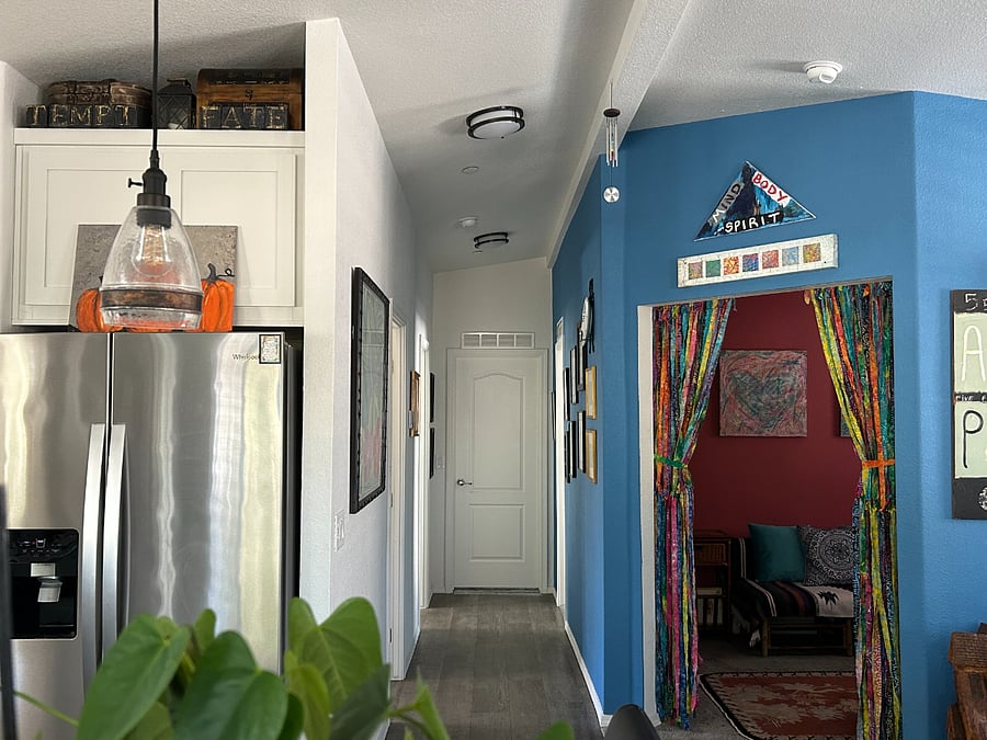 Hallway to Guest Bedroom and Bathroom