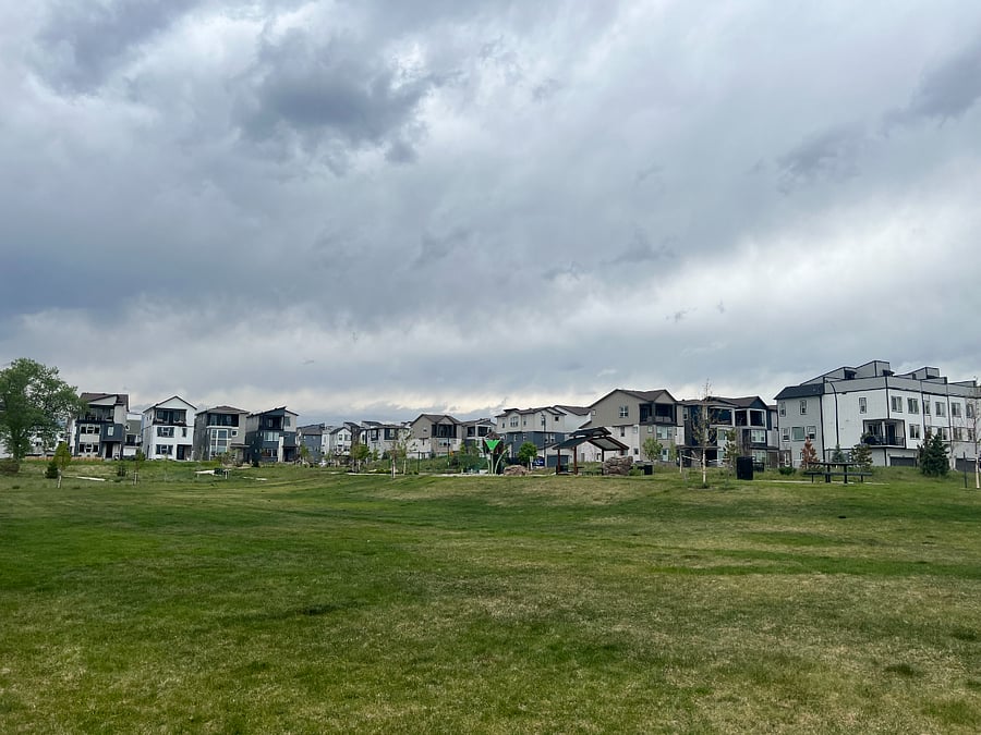 Van Bibber trail and community pond