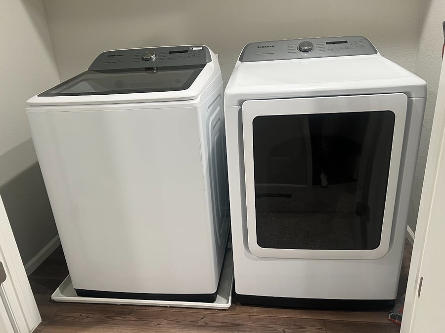 Full size washer and dryer