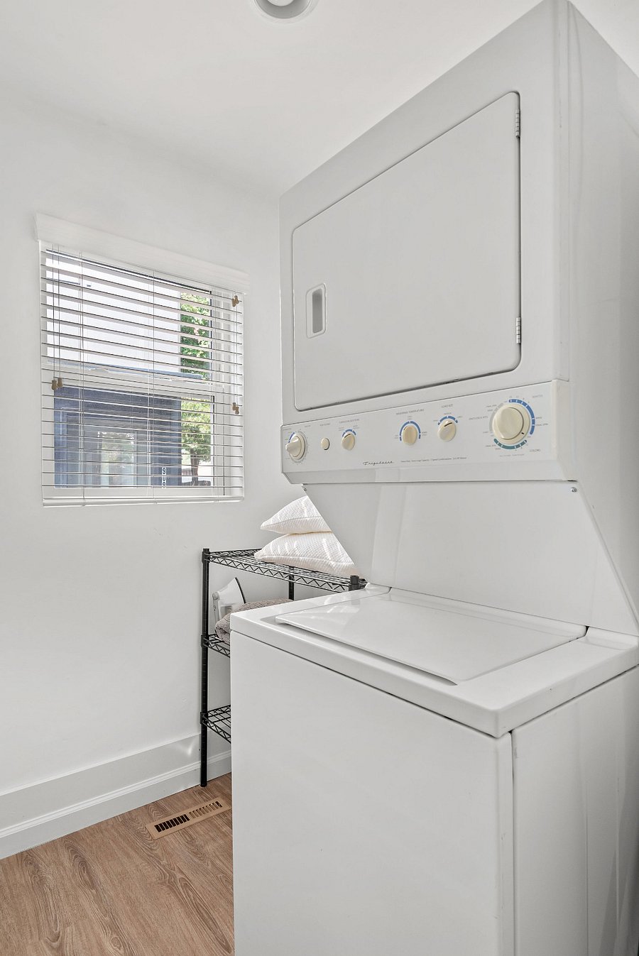 Washer and dryer available with laundry detergent in case you need to do some washing during the trip!