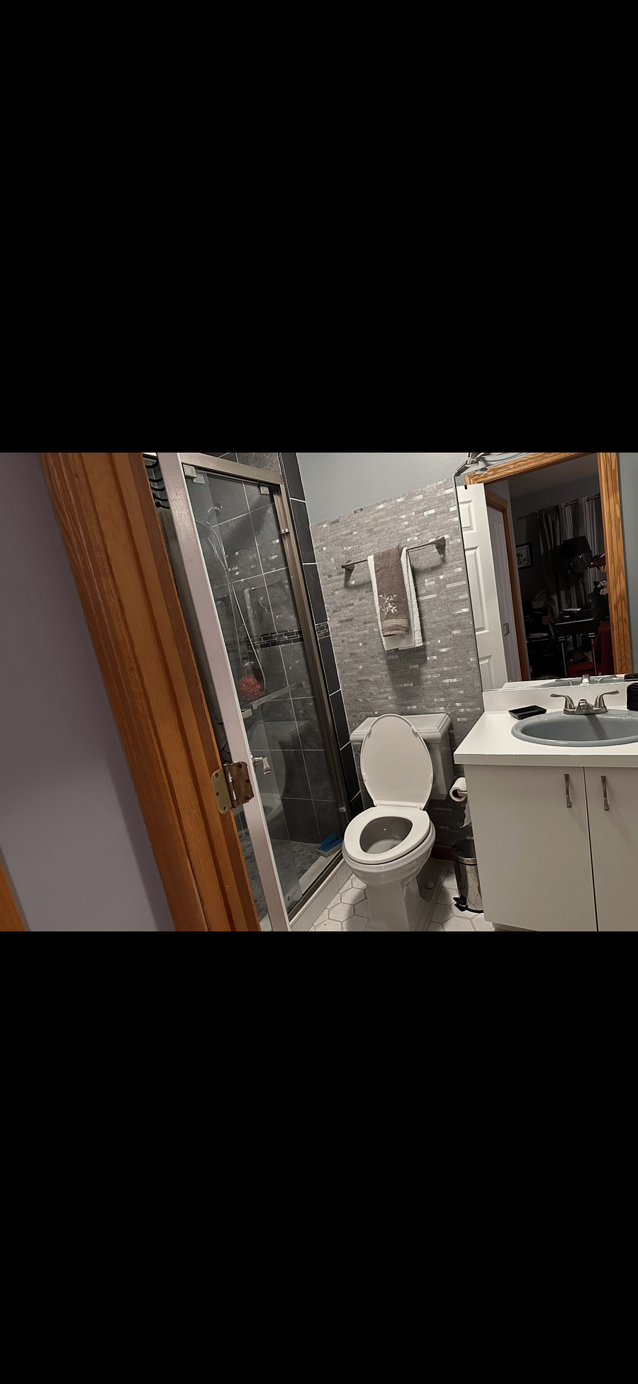First Floor Master Private Walk in Shower Bath