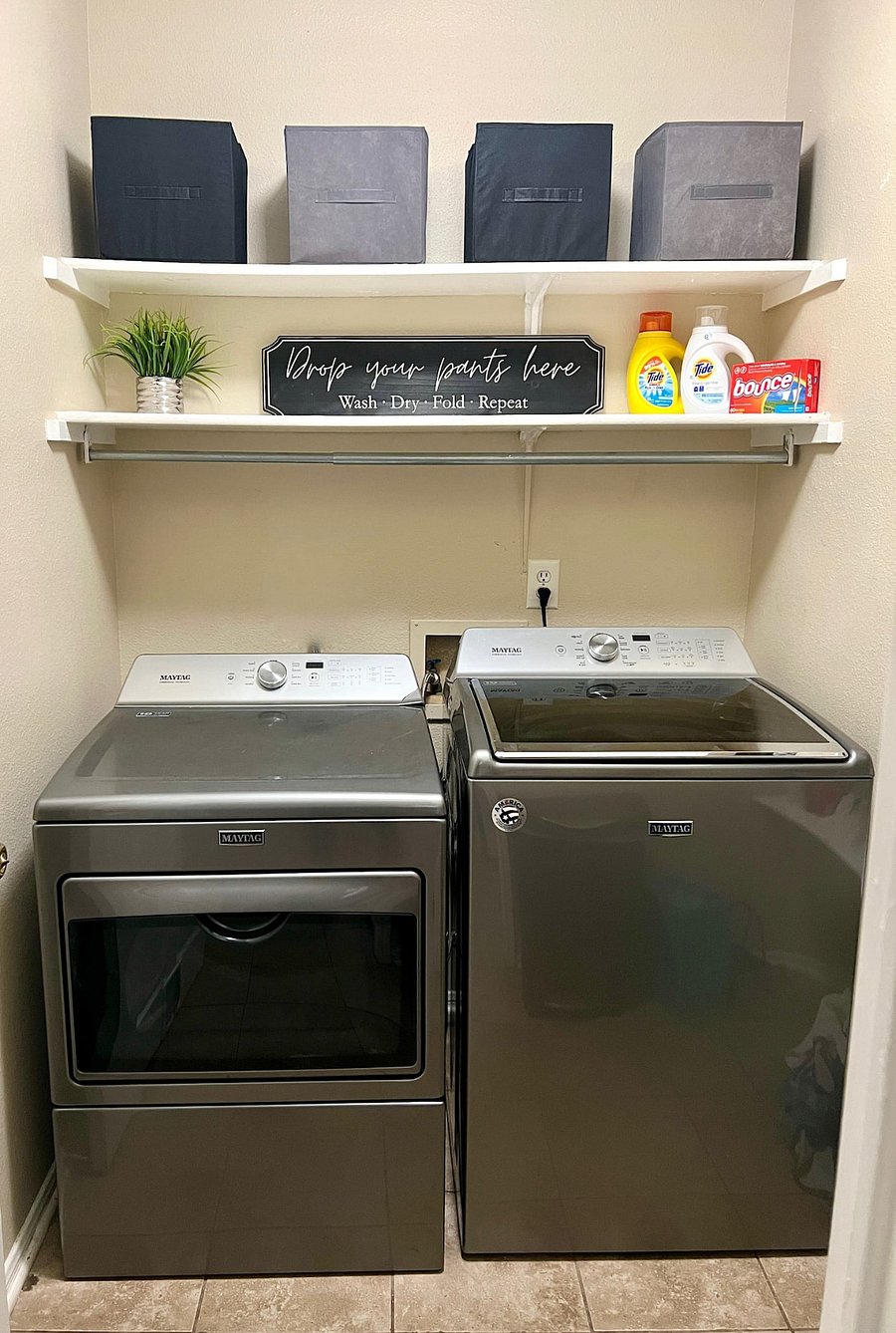Laundry Room- Detergent and Dryer Sheets