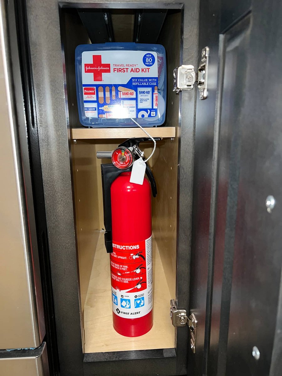 Fire Extinguisher/First Aid Kit