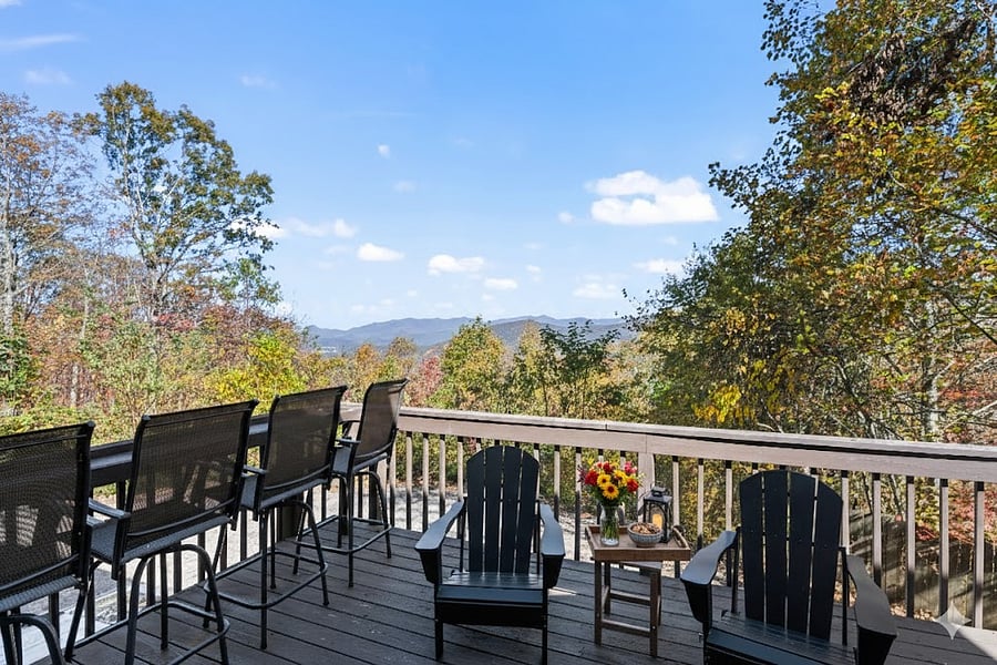 Deck w/ Mountain View