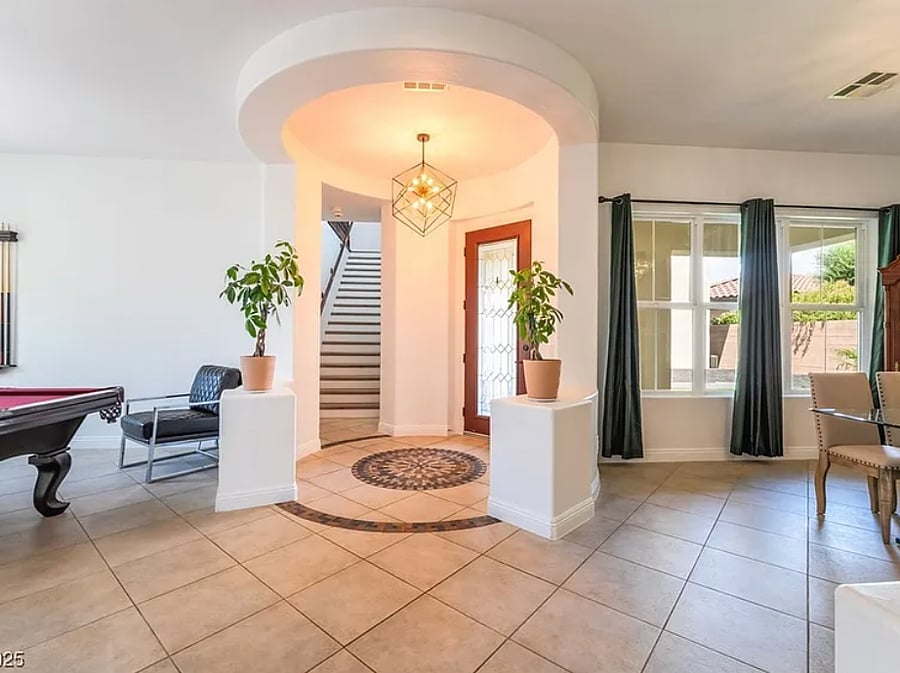 Front entry way to the home. 
