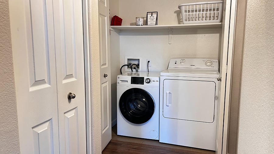 Laundry closet