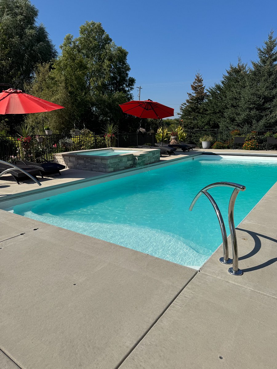 Salt water pool & spa