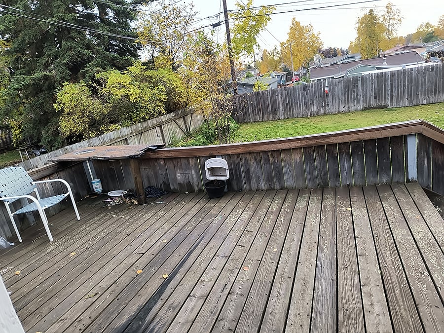 Back deck