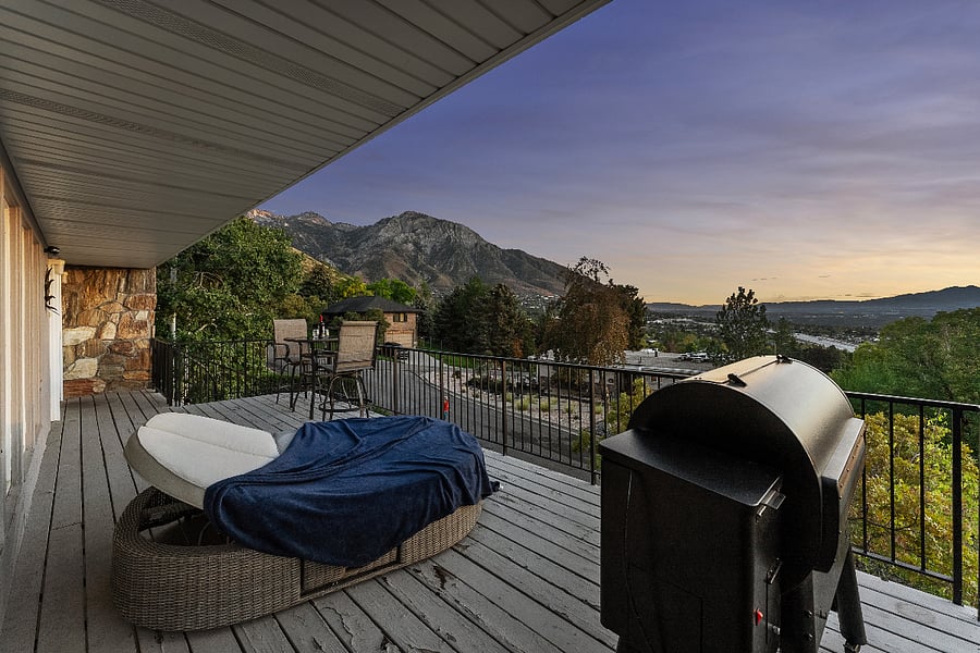 Enjoy a Traeger grill while watching Sunset