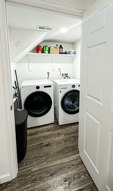 Laundry is located downstairs