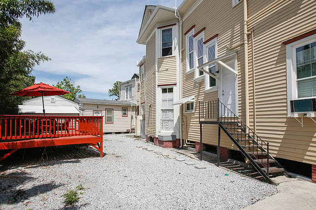 Designated parking and side entrance to Lepage #4