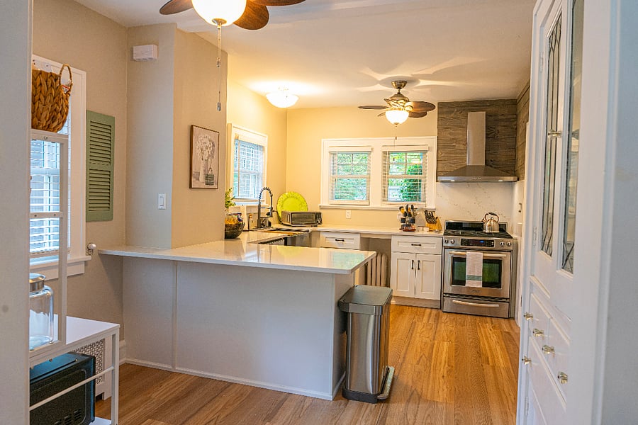 Newly remodeled kitchen