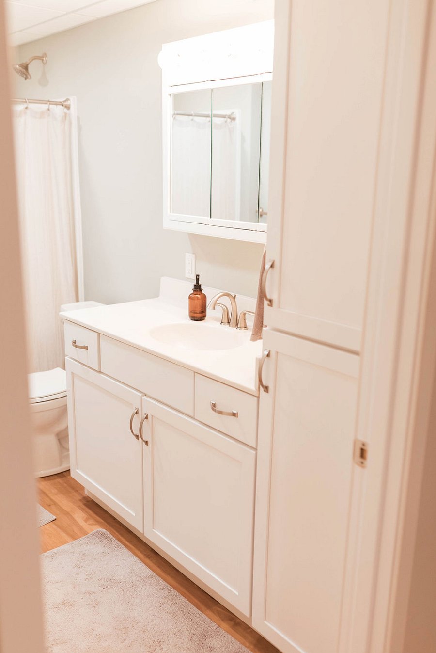 Basement bathroom