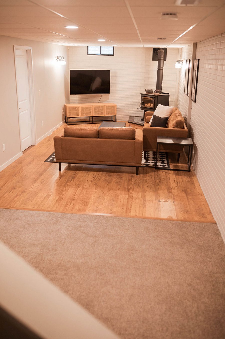 Basement living room