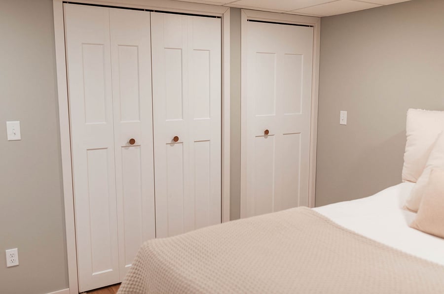 Basement bedroom