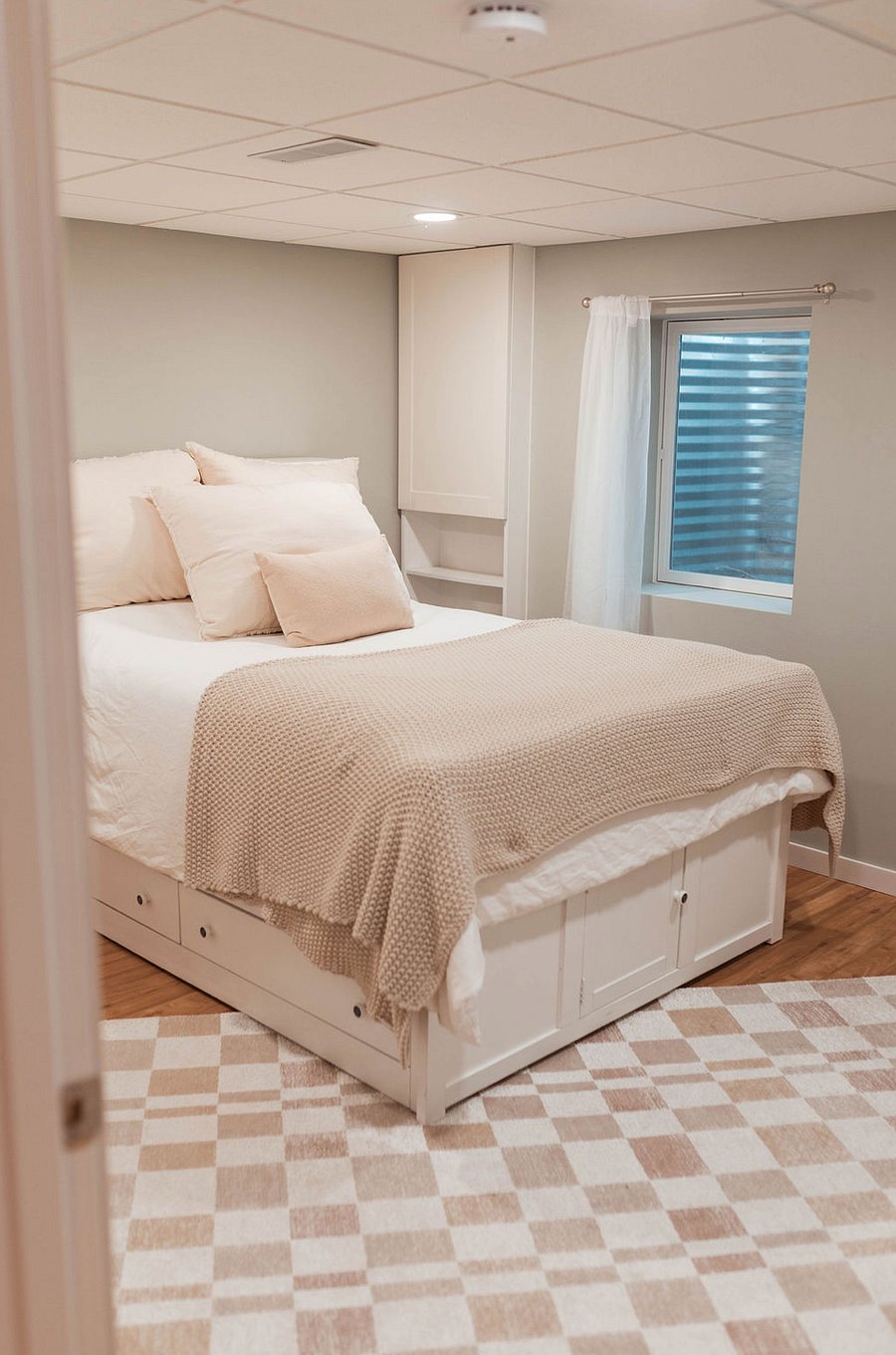 Basement bedroom 