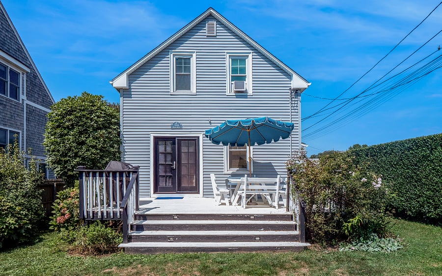 Back of cottage