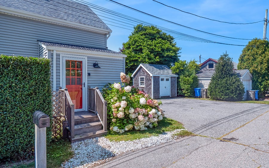 Parking to the side of the cottage for 3 cars