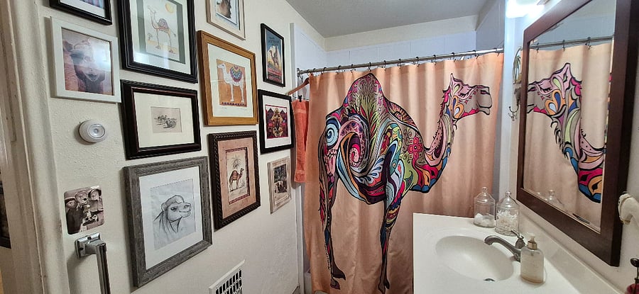 Main house bathroom - - sharing pictures to give you the vibe of the home