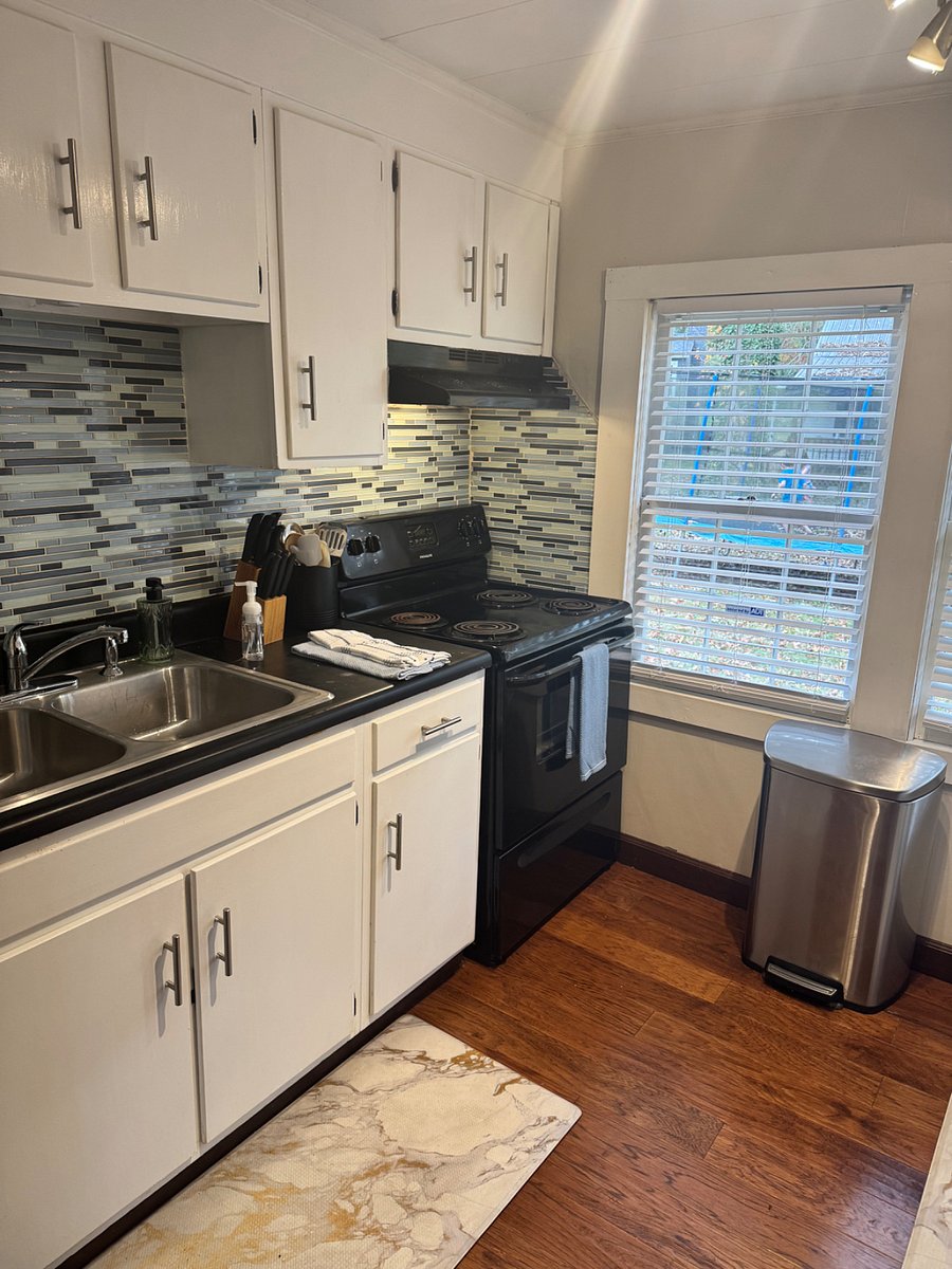 Turn-Key Kitchen with new refrigerator, Keurig, Microwave, cookware, utensils, dinnerware