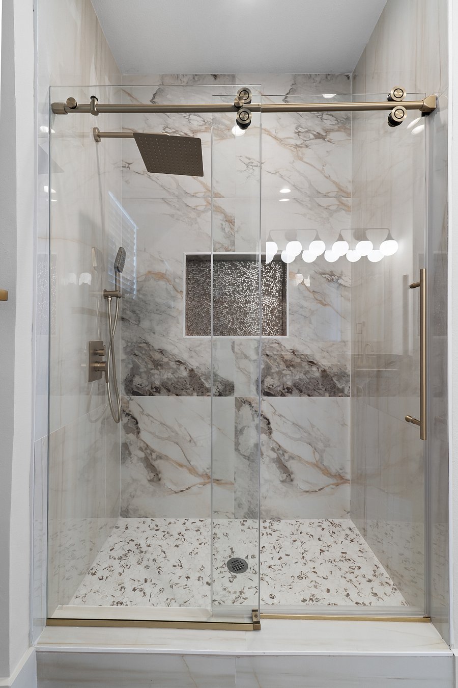Primary bathroom Walk in shower