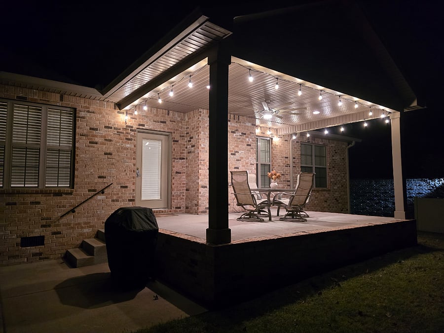 You will love the quiet evenings evenings, with the patio lights on having dinner, play cards, or relax and read in the zero gravity reclining chairs. (we store them in the garage)