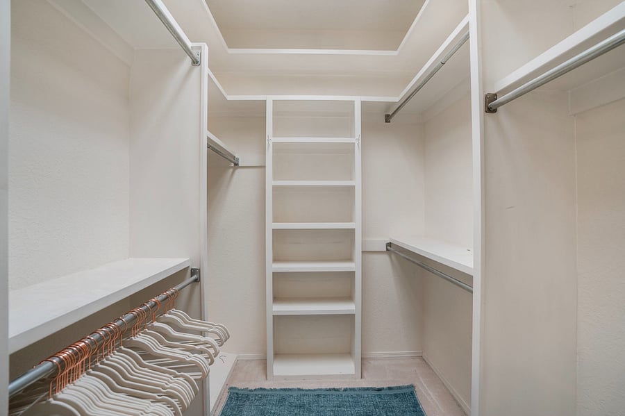 huge master walk in closet