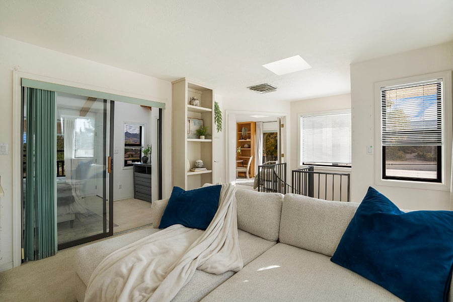 Second story has two additional bedrooms- and access to upstairs gorgeous balconies and views