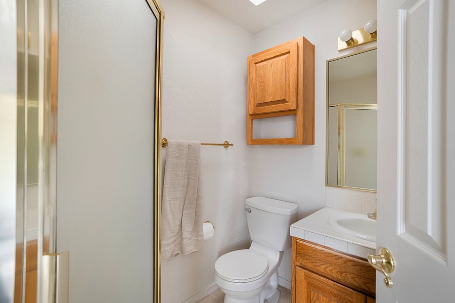 third full bathroom with shower upstairs