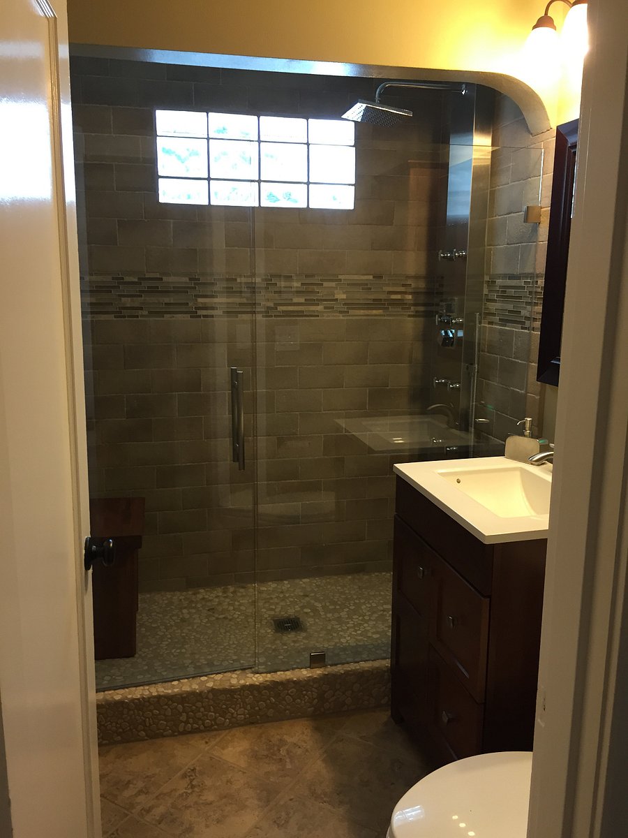 Hallway bathroom