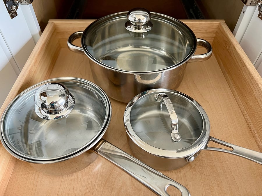 Stainless steel pots & pans