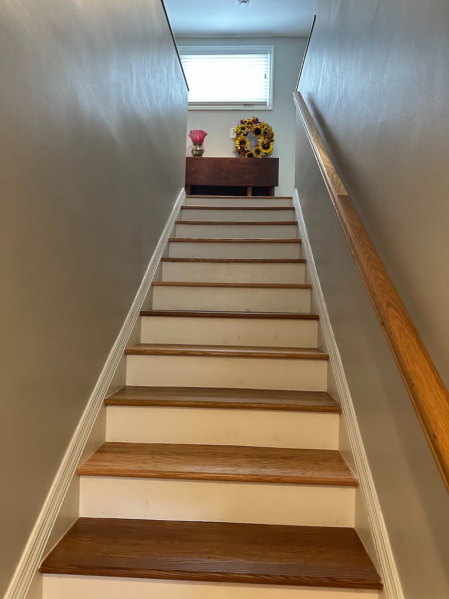 Staircase to the second level